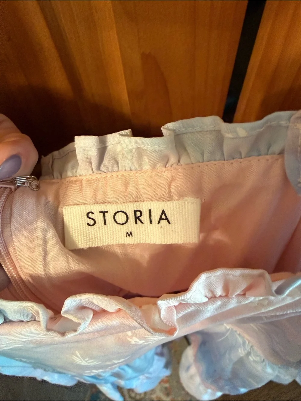 Storia Tie-dye Pastel Pink & Blue babydoll Dress